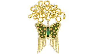 Buddha Mama Butterfly Necklace 