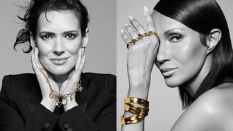 Image of Winona Ryder and Iman from Pandora’s Be Love marketing campaign 