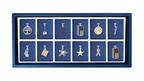 A tray of Rembrandt charms