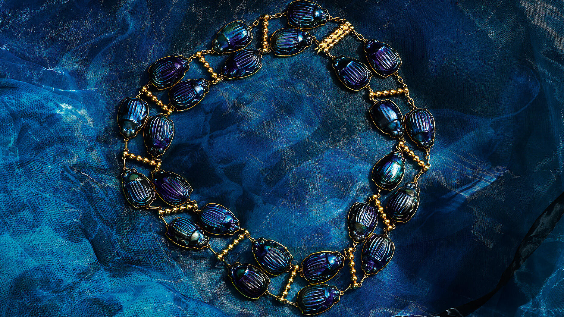 Tiffany & Co. Favrile Beetle Necklace
