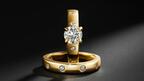 “Storied Diamond Desert Sands of Eternity” engagement ring and wedding band 