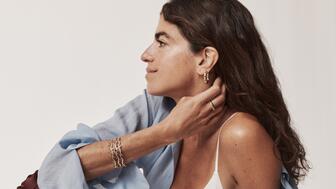 Mark Henry’s “Riva” collection, featured in the campaign pictured above, will be highlighted as part of the brand’s Canada debut next month. Mark Henry Leandra Medine Cohen