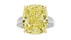 The “Pragnell Kimberley Sunshine Diamond,” 22.09 carats and fancy yellow 