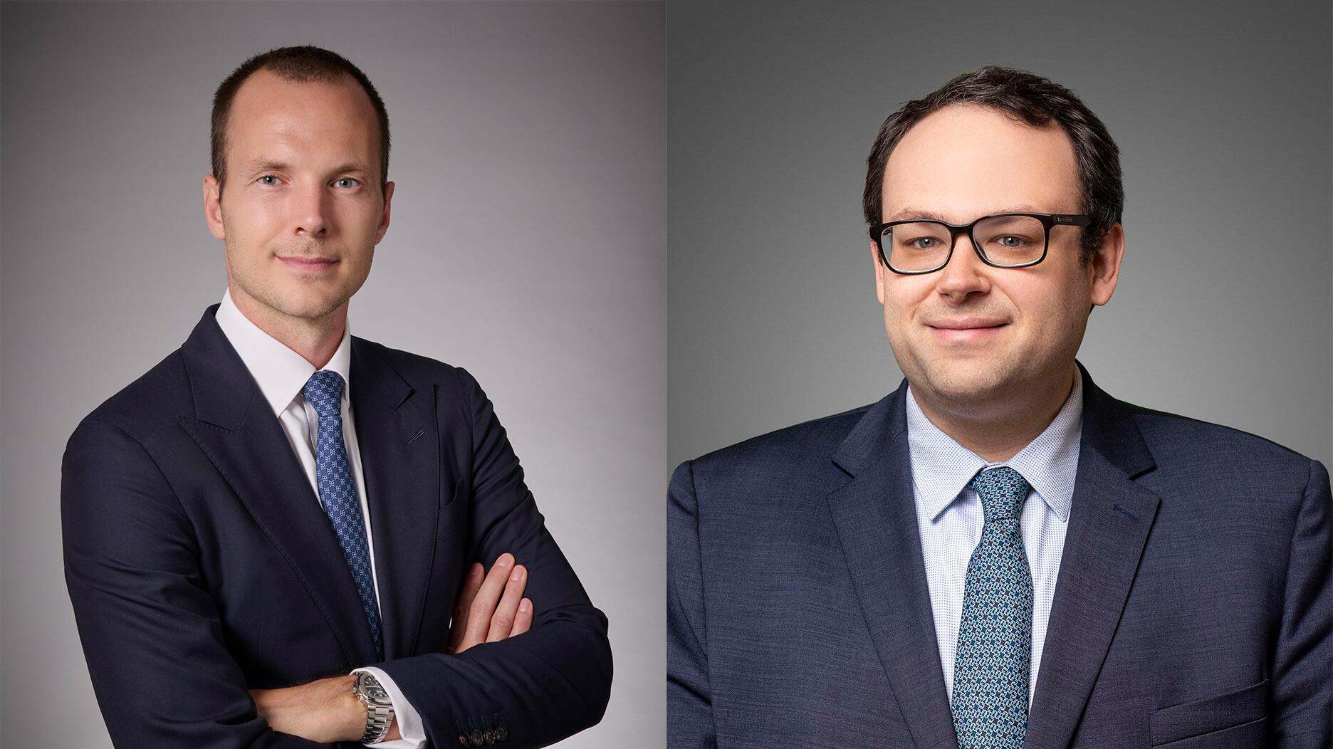 Max Fawcett, pictured at left, has been named Christie’s new global head of jewelry, and Claibourne Poindexter, at right, was promoted to head of department for jewelry for the Americas. Max Fawcett Claibourne Poindexter