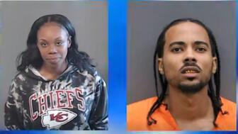 Alnesha Bianca Handy, 35, (left) and James Arthur Graves Graham Jr., 24, are accused of scamming an elderly woman in Florida out of more than $1.5 million. (Image courtesy of the Treasure Island Police Department) Alnesha Bianca Handy and James Arthur Graves Graham Jr.