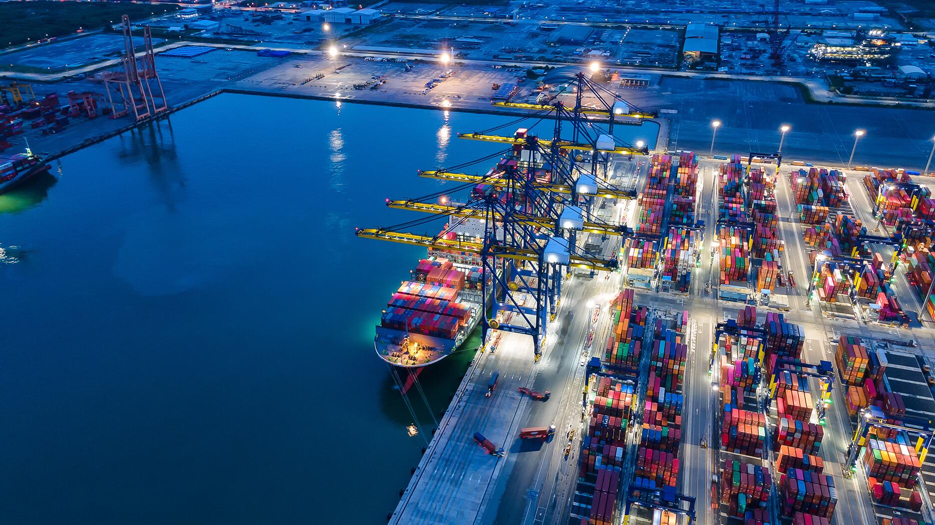 On Wednesday, President Donald Trump announced an additional 25 percent tariff on India, increasing the rate at which imports from India are taxed to 50 percent. Shipping containers on a ship