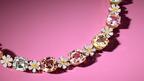 Oscar Heyman Multi-Colored Tourmaline and Diamond Flower Necklace