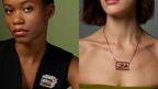 Francesca Villa On the Road Collection Race On Brooch and Long Road Necklace