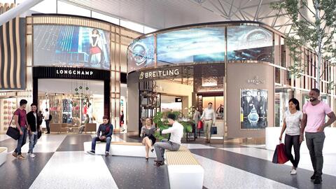 Rendering of Bob’s Watches JFK airport store