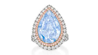 8 carat fancy blue diamond