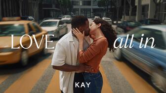 Kay Jewelers has debuted its new “Love All In” campaign as part of its brand relaunch. The campaign encourages today’s sometimes connection-shy consumers to go for it if they like someone. Kay Love All In campaign
