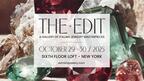 The Edit – A Gallery of Italian Jewelry Masterpieces is a two-day show set to take place later this month at Sixth Floor Loft in New York City. The Edit – A Gallery of Italian Jewelry Masterpieces Graphic