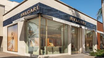 Bulgari’s new store is located at 4305 La Jolla Village Drive in San Diego, California. Bulgari San Diego Store Exterior