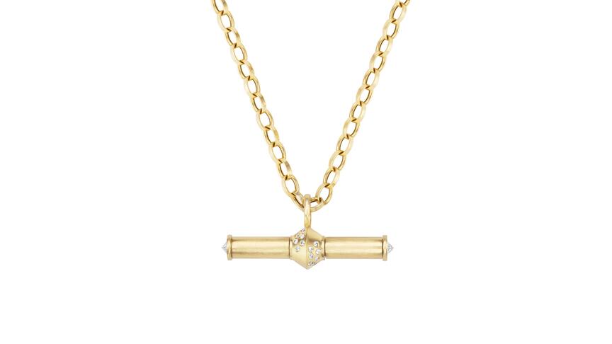 Ophelia Eve Scroll Toggle Pendant