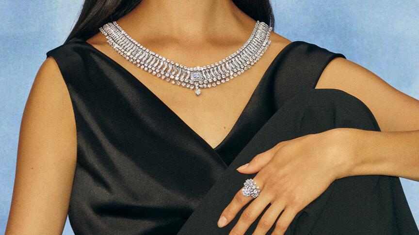 De Beers London Vibrations high jewelry Echo transformable necklace
