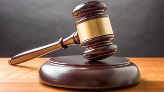 Stock image of a gavel  