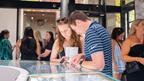 People shopping in a jewelry store
